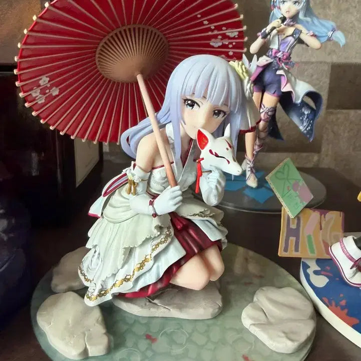 [BUNJANG] Kotobukiya 1/7 Scale Idolmaster Million Live! Shiraishi Tsumugi Celebrate Miyabi Figure / [코토부키야] 1/7 아이돌 마스터 밀리언 라이브! 시라이시 츠무기 셀러브레이트 미야비