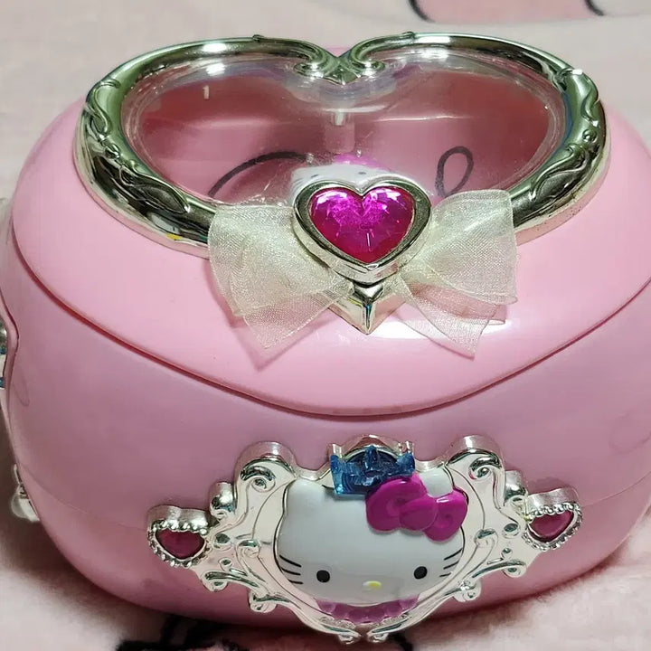 [BUNJANG] Wedding Peach Tommy Magic Jewelry Hello Kitty Jewel Box (Reproduction Version, Non-functional) / (작동X) 가격제안가능 웨딩피치 토미 매직 쥬얼리 헬로키티 보석함 재판