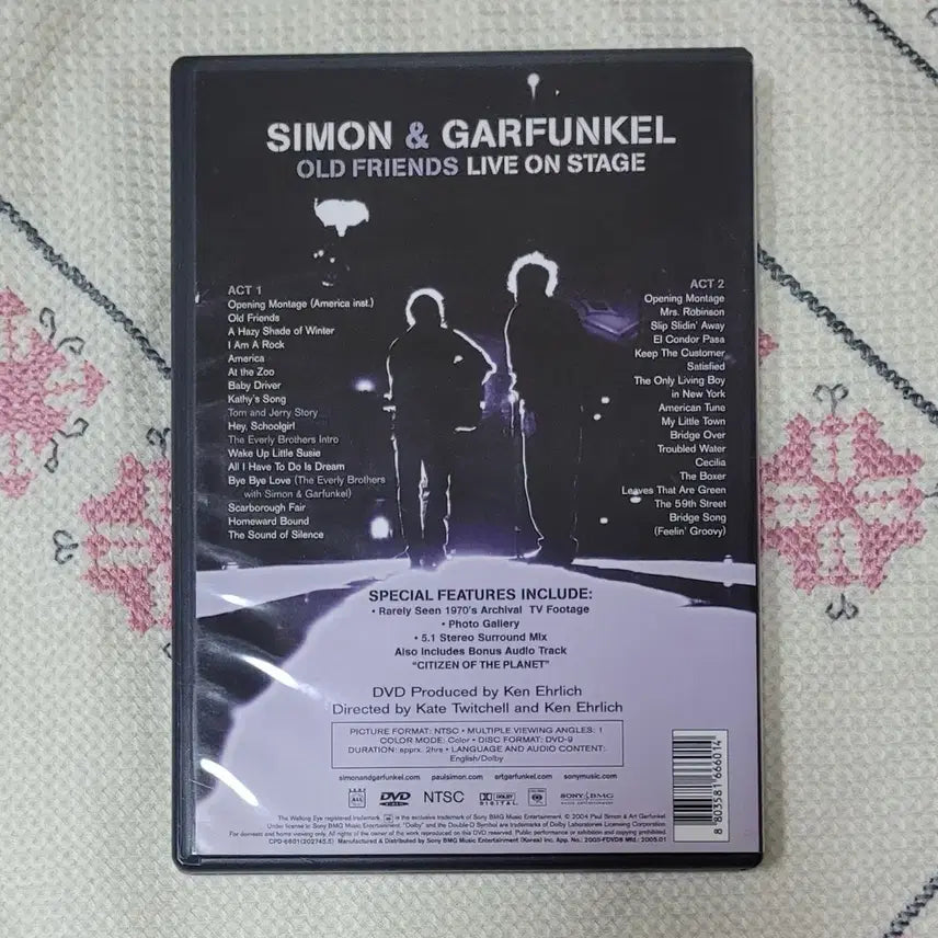 [BUNJANG] Simon &amp; Garfunkel DVD / 사이먼 앤 가펑클 DVD