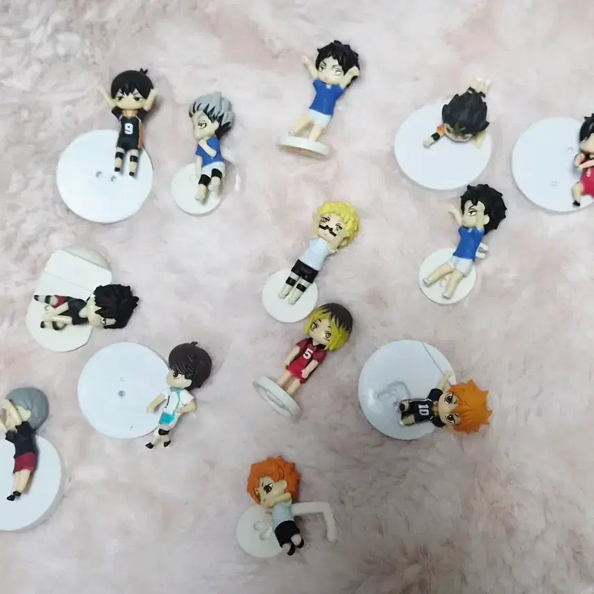 [BUNJANG] Haikyuu Desktop Mini Figures Classic Gacha Bundle Set / 하이큐 데스크탑 미니 피규어 고전 가챠 일괄