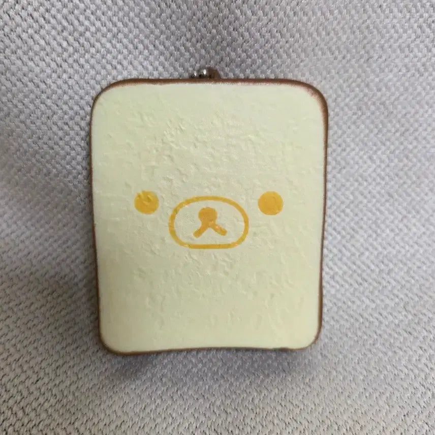 [BUNJANG] San-X Rilakkuma Genuine "Shikppang" Squishy Charm / 산엑스 리락쿠마 정품 식빵 스퀴시 가챠 말랑이 쿠마