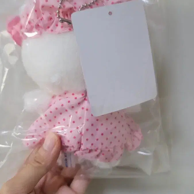 [BUNJANG] Hello Kitty Doll Pink Dot One-Piece Dress / 헬로키티 인형 핑크 도트 원피스