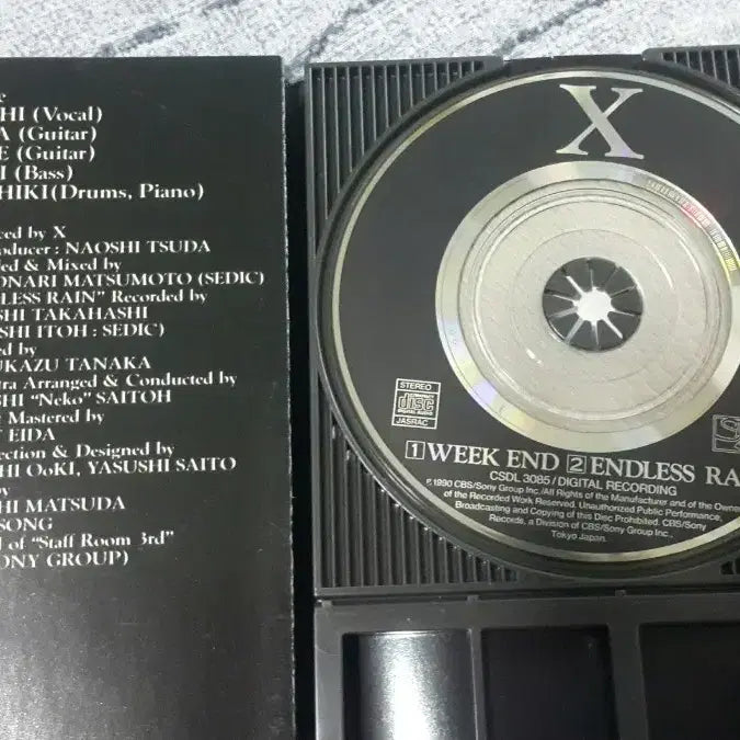 [BUNJANG] X-JAPAN WEEK END Limited Edition Single CD Folding Screen / X-JAPAN WEEK END 병풍형 초회한정 Single