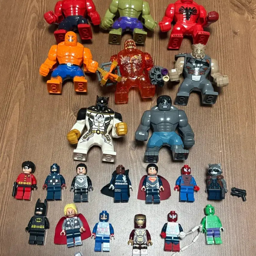 [BUNJANG] Compatible LEGO Marvel &amp; DC Minifigure Bundle Set / (호환) 레고 마블, DC 피규어 모음 일괄