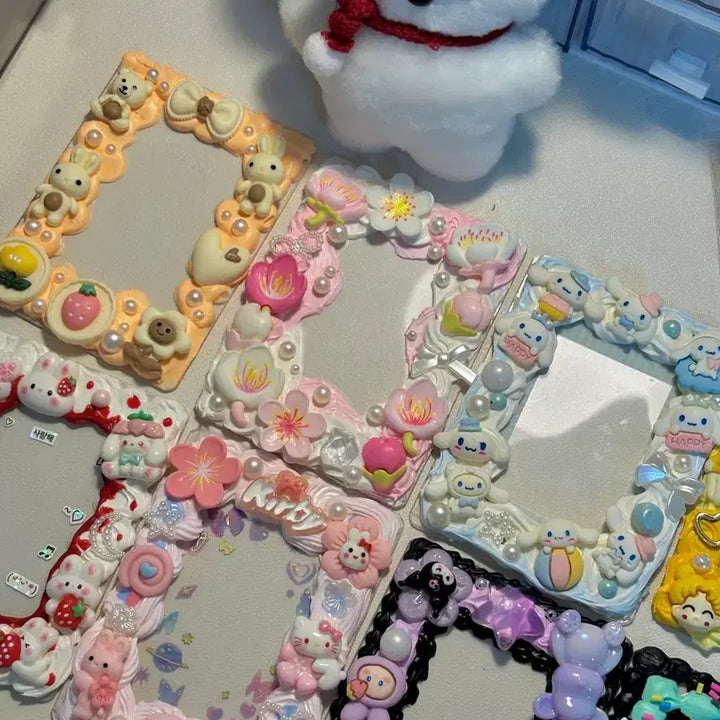 [BUNJANG] Custom Decorated Card Sleeves / 탑로더 꾸미기