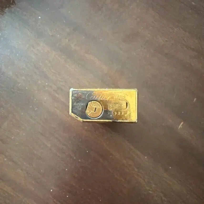[BUNJANG] Vintage Cartier Gold Lighter / 빈티지 카르띠에 금색 라이터