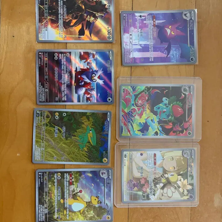 [BUNJANG] Pokemon Card AR Set (7 Cards) / 포켓몬 카드 ar 팔아요