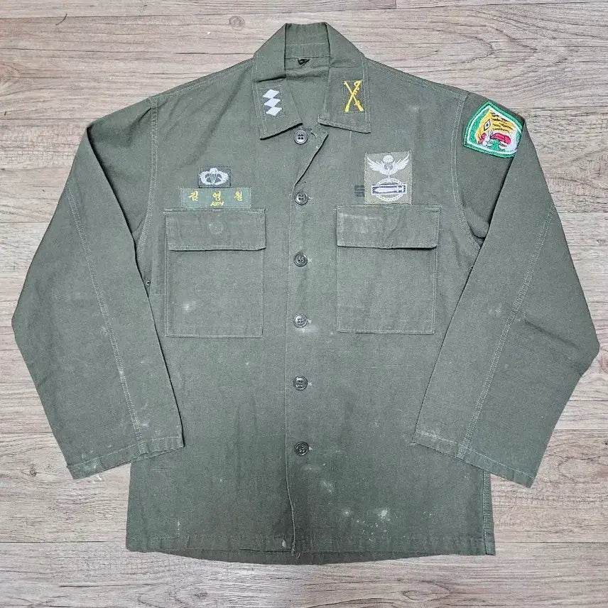 [BUNJANG] 1960s Korean Army Vietnam War Jungle Jacket / 60년대 월남전 한국 육군 정글복 상의