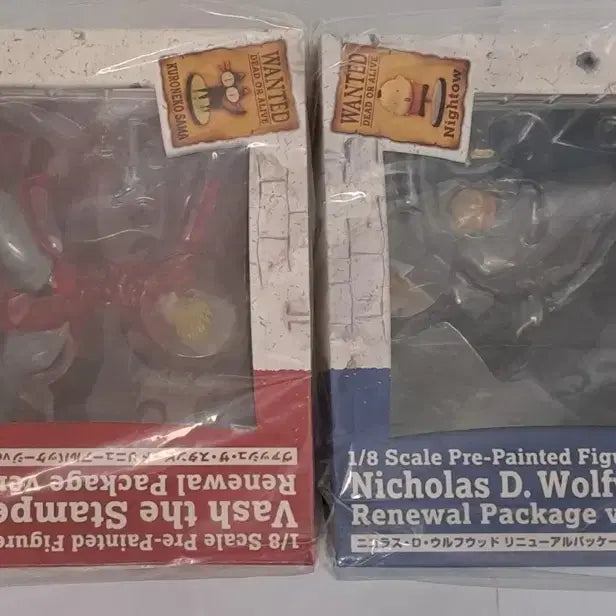 [BUNJANG] Trigun Kotobukiya ARTFXJ Vash the Stampede &amp; Wolfwood 1/8 Scale Figure Bundle Set (Reissue) / 트라이건 고토부키야 1/8 ARTFXJ 울프우드 밧슈 일괄