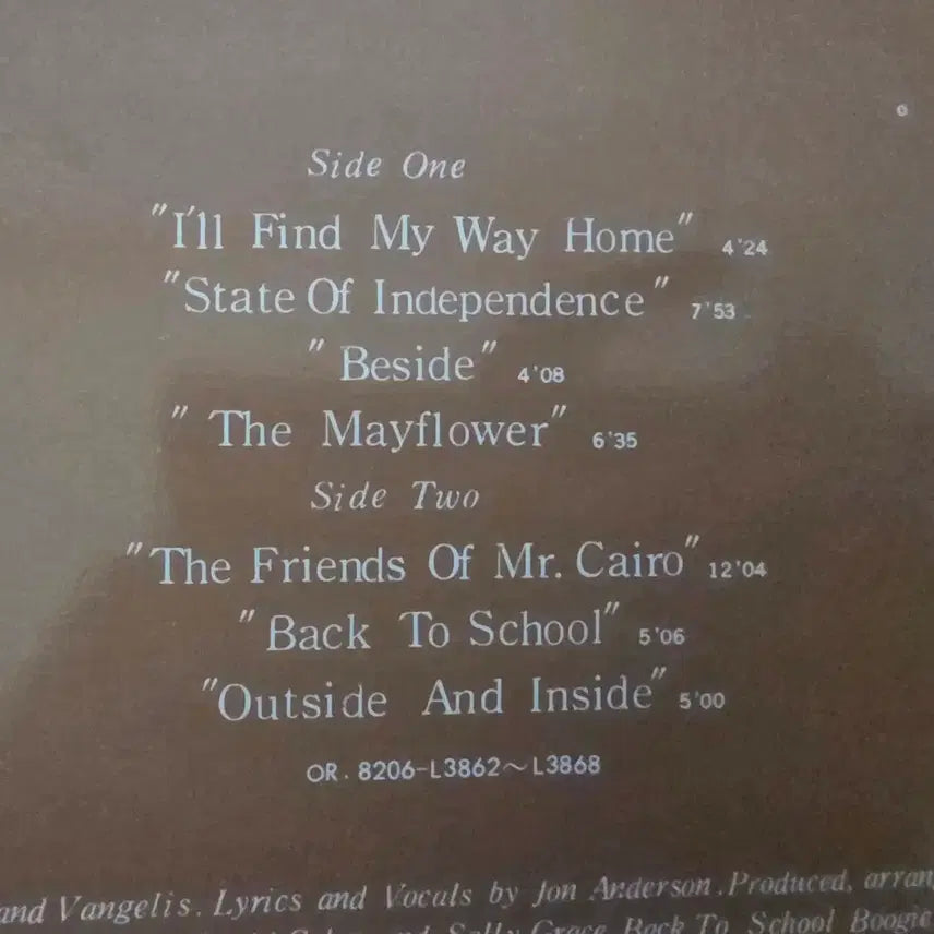 [BUNJANG] John &amp; Bagelis The Friends of Mr. Cairo LP / 존 앤 바겔리스 - 더 프렌즈 오브 미스터 카이로 LP