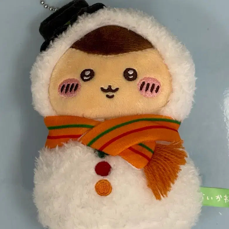 [BUNJANG] Chiikawa Snowman Ichiban Kuji E Prize Kurimanju Plush Keychain / 치이카와 눈사람 쿠지 E상 쿠리만쥬 인형 누이 키링