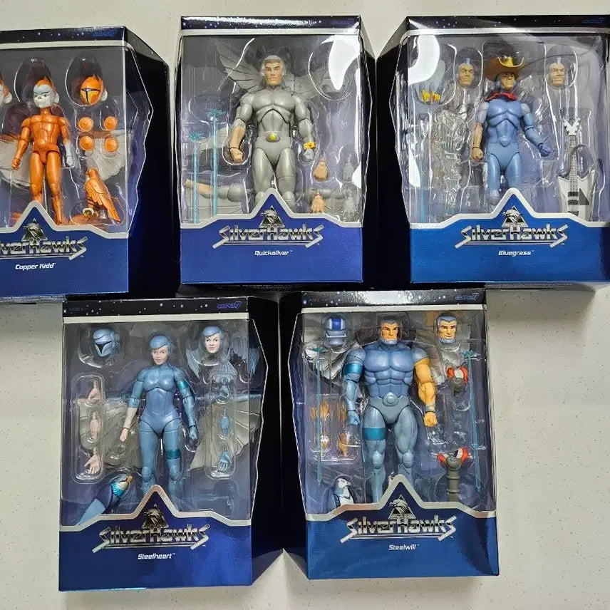 [BUNJANG] Super7 Silverhawks 5-Figure Set / 슈퍼7 무적의 실버호크 5종 셋트 팝니다