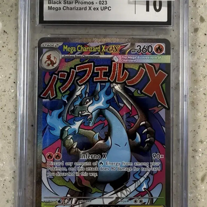 [BUNJANG] Pokemon Card Mega Charizard Graded Set (PSA 10 &amp; CGC 10) / 포켓몬카드 메가리자몽 PSA10 CGC10 급처