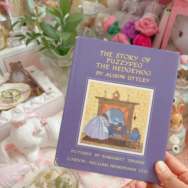 [BUNJANG] Vintage Alison Uttley Fuzzy-Wuzzy Hedgehog Story Children&