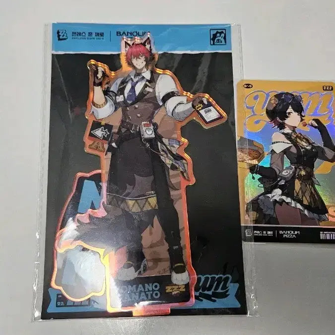 [BUNJANG] Zenless Zone Zero Manato Acrylic Stand + Ellen Photocard Bundle Set / 젠레스 존 제로 마나토 아크릴 스탠드 + 엘렌 포카