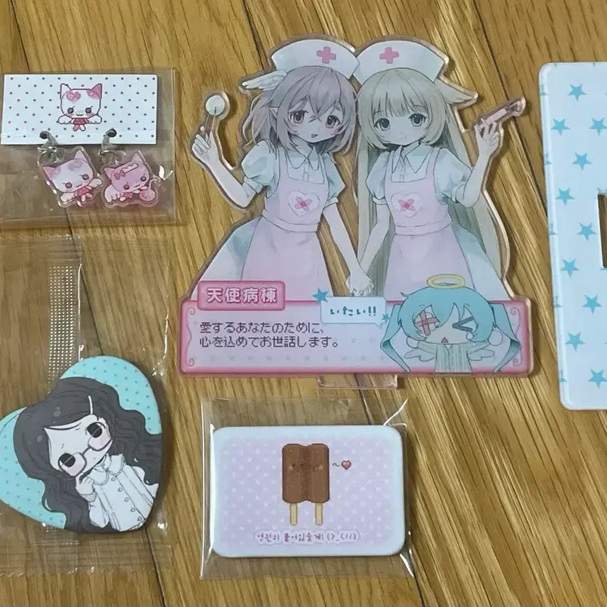 [BUNJANG] Pin Button Acrylic Stand Bundle Set / 핀버튼 아크릴 스탠드 일괄