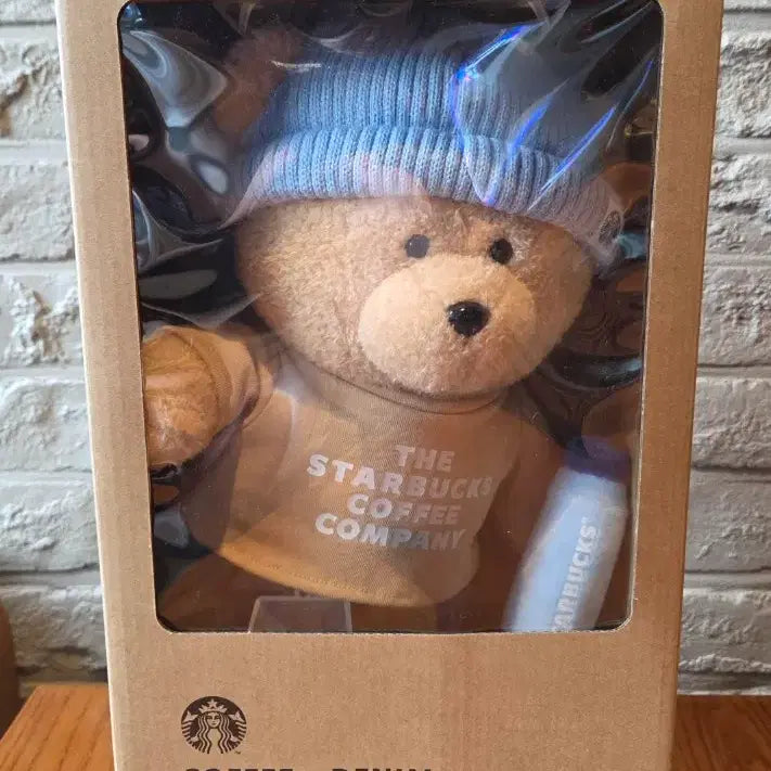 [BUNJANG] Starbucks Washed Blue Dancing Bearista Plush Doll / 스타벅스 워시드 블루 댄싱 베어리스타 인형 미개봉 새상품