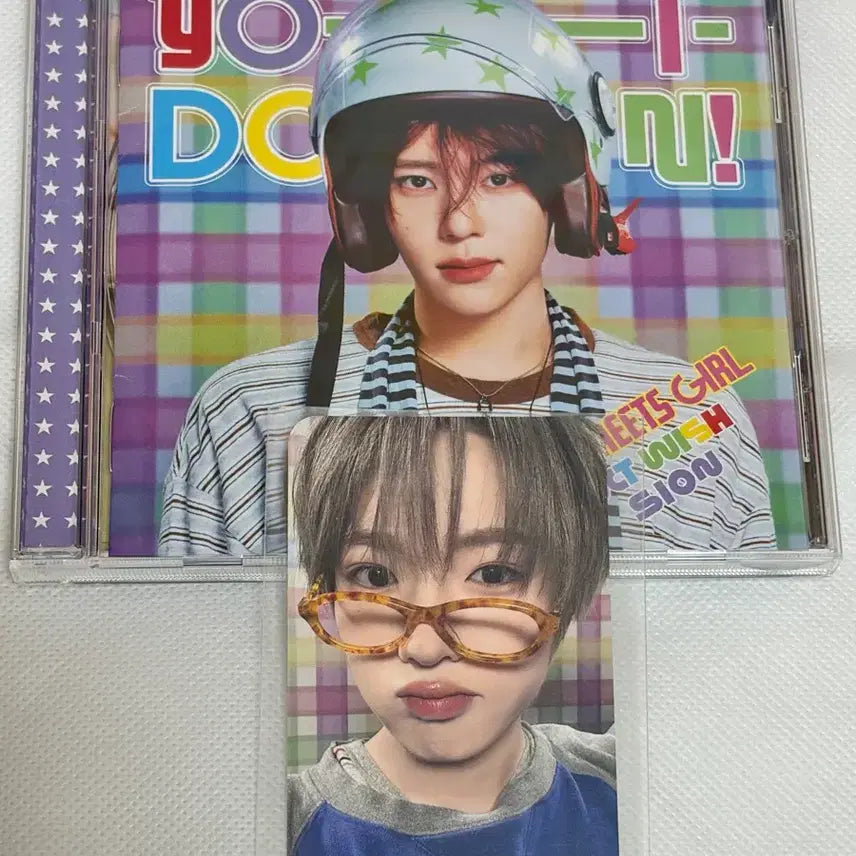 [BUNJANG] NCT WISH Sion Yoichidon Japan Album Individual Version Yoichidon Vomit Girl First Press Limited Sakuya Glasses Photocard / 엔시티 위시 시온 요이돈 일본앨범 개인반 요이동 보밋걸 초회한정 사쿠야 안경 포카