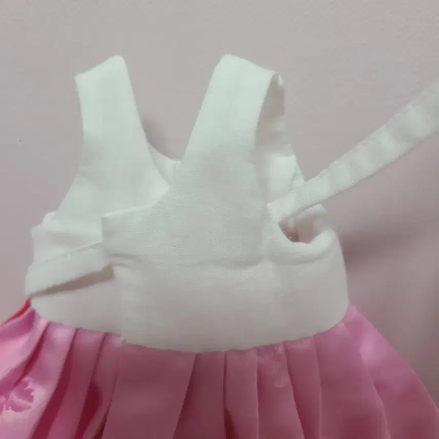 [BUNJANG] Baby Doll Green Jeogori and Pink Skirt Set / 베이비돌 초록저고리