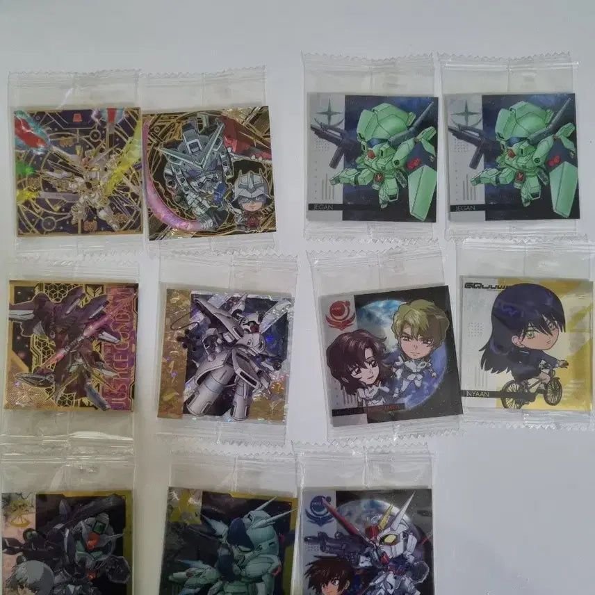 [BUNJANG] Gundam Wafer Seal Card Bundle / 건담 웨하스 씰 카드  묶음