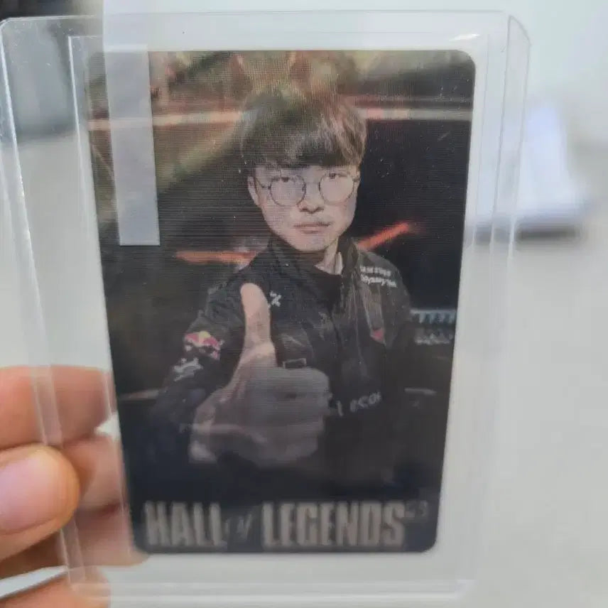[BUNJANG] Faker Ahri Hologram Lenticular Photocard / 페이커 아리 홀로그램 렌티큘러 포카