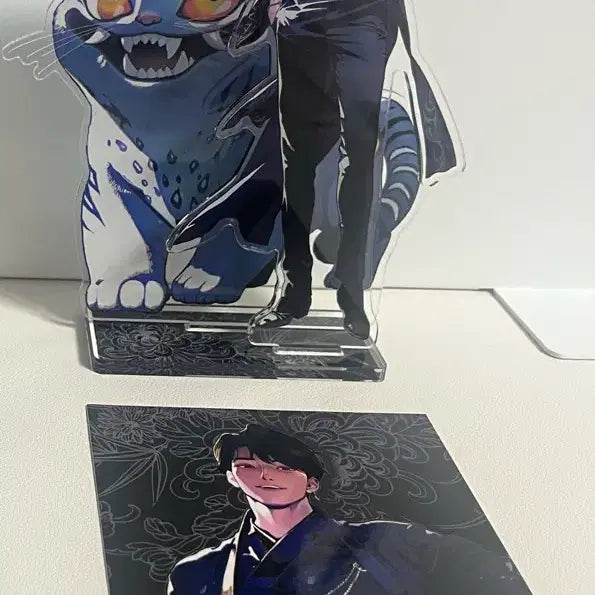 [BUNJANG] K-Pop Demon Hunters KDH Jinwoo Duffy Acrylic Stand &amp; Postcard Set / 케이팝데몬헌터스 케데헌 진우 더피 아크릴 스탠드 엽서