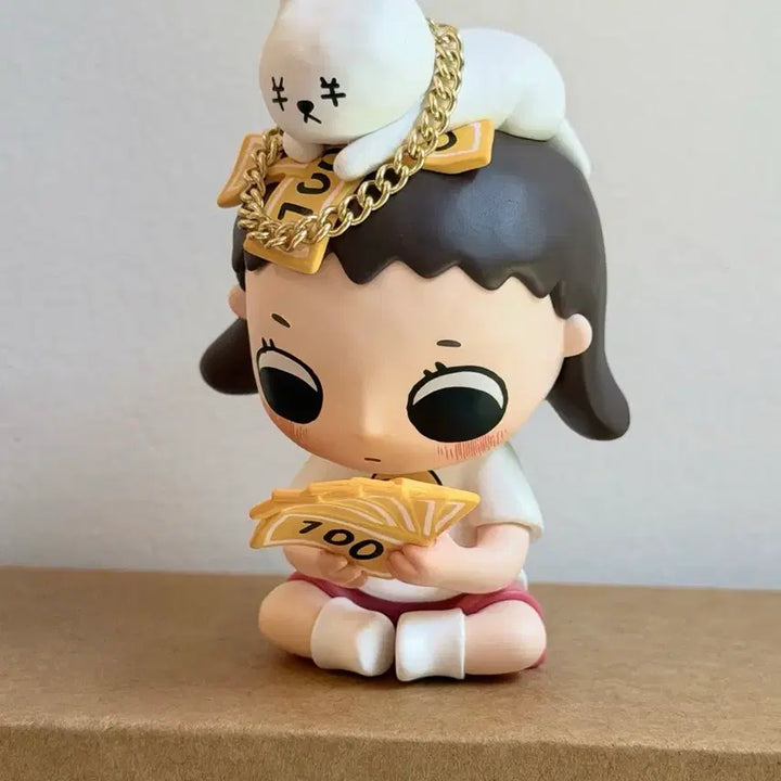 [BUNJANG] POP MART Noota x Chibi Maruko-chan Im Rich Figure / 팝마트 뇨타 x 마루코는 아홉살 시리즈 Im Rich