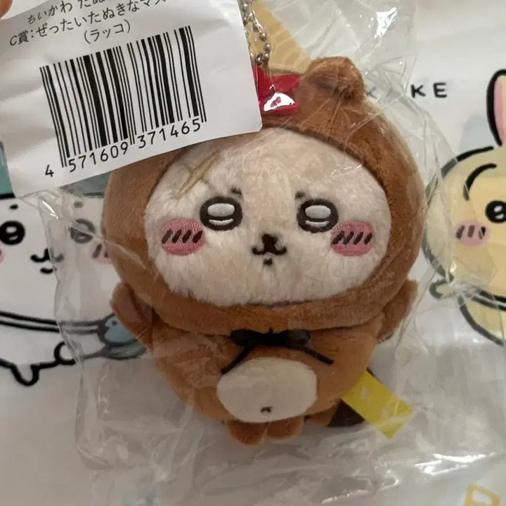 [BUNJANG] Chiikawa Raccoon C Prize Racco &amp; Summer Kuiji Pouch Set / 치이카와 너구리 쿠지 c상 너구리 랏코&amp; 여름쿠지 파우치2종 세트(2)