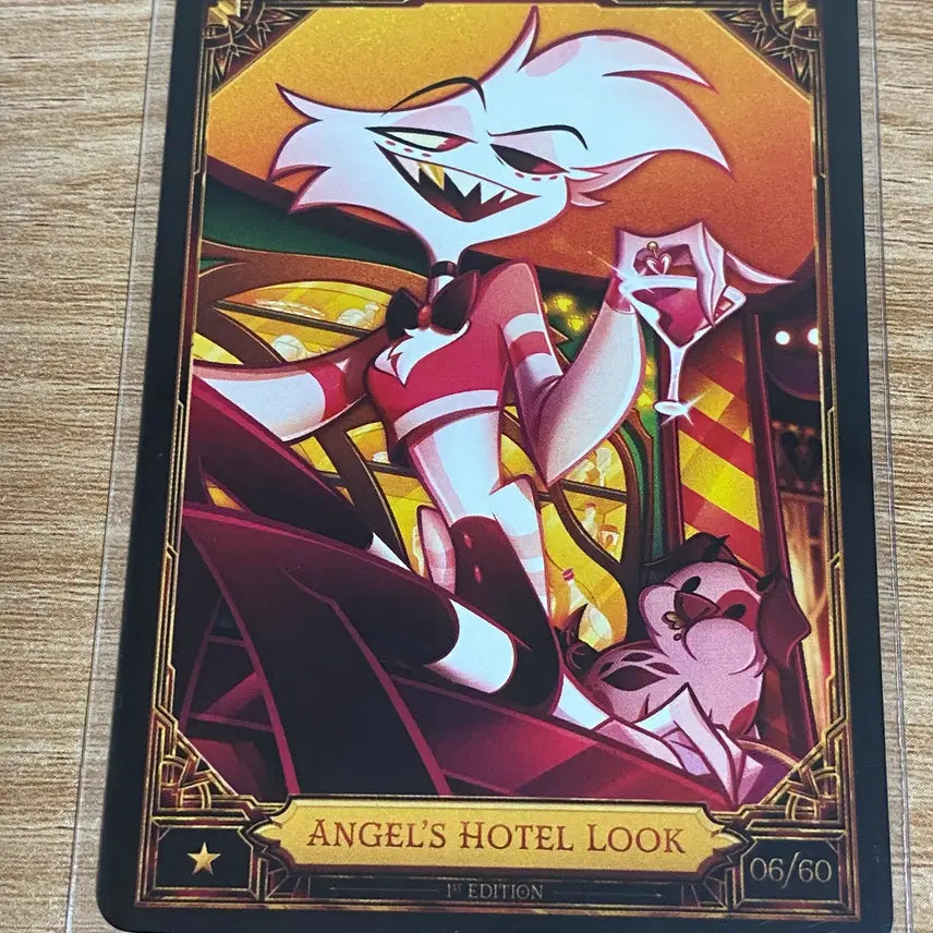 [BUNJANG] Hazbin Hotel Angel Dust Trading Photocard Season 2 / [해즈빈호텔] No.06 Angel&