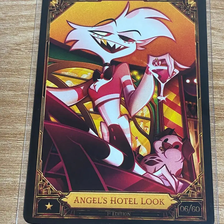 [BUNJANG] Hazbin Hotel Angel Dust Trading Photocard Season 2 / [해즈빈호텔] No.06 Angel&
