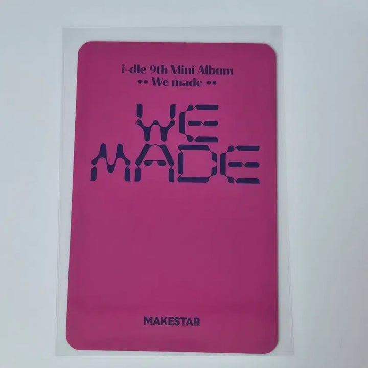[BUNJANG]  (G)I-DLE Soyeon WE MADE Makestar POB Photocard / 아이들 소연 we made 메이크스타 미공포 판매 포토카드 idle