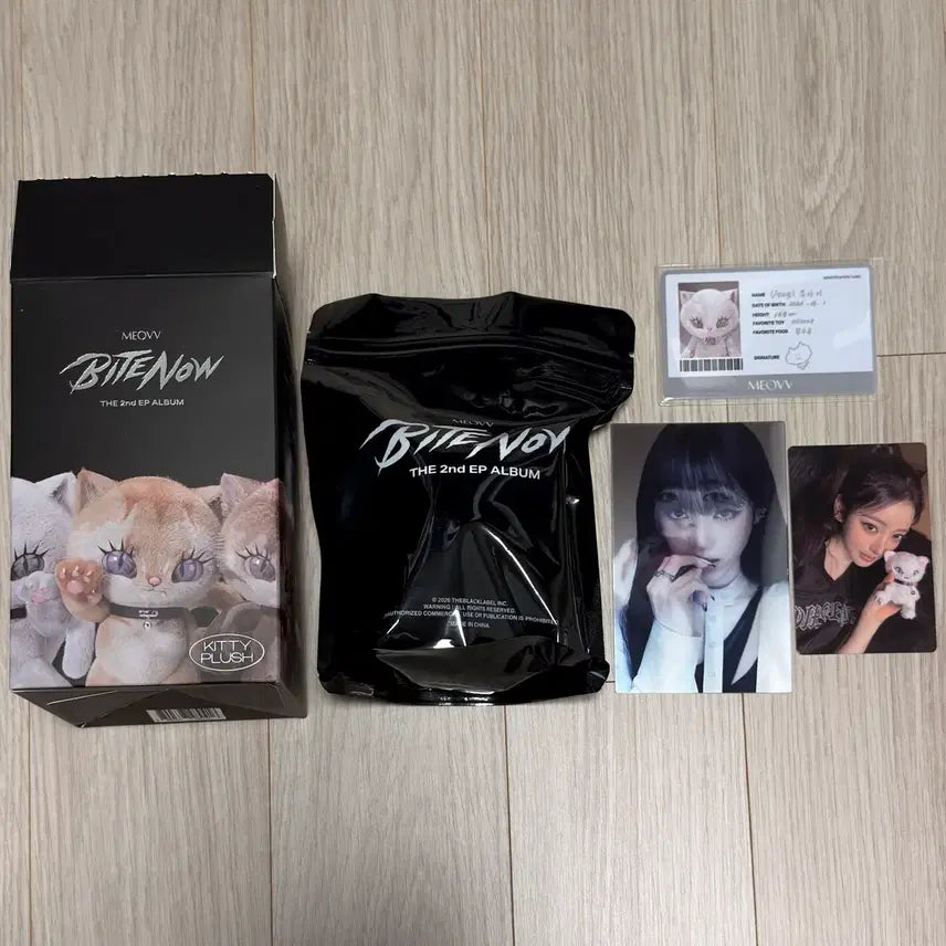 [BUNJANG] MEOVV Anna Kitty Plush Doll Keyring / 미야오 MEOVV 안나 키티플러시 키티플러쉬 인형 키링 양도 판매