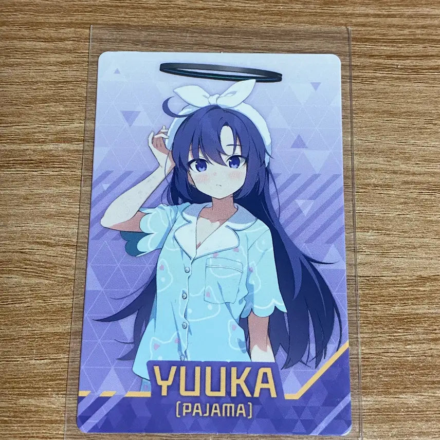 [BUNJANG] Blue Archive Yuuka Pajama Photocard / [블루 아카이브] 유우카 파자마 포토카드 / GS콜라보 웨하스