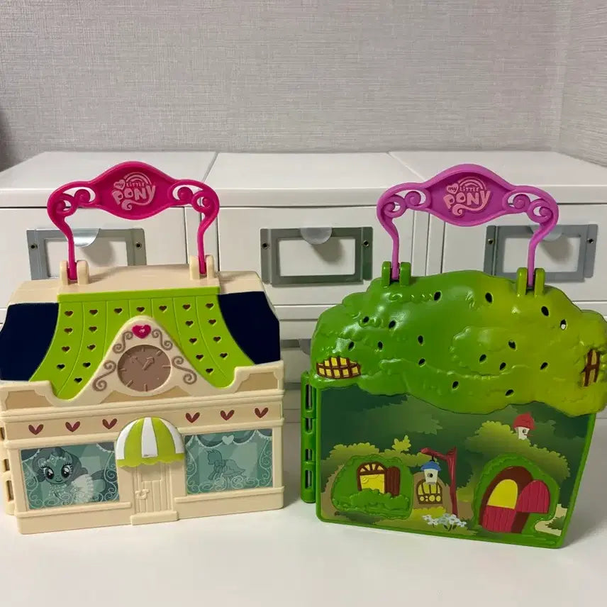 [BUNJANG] My Little Pony Rarity Fluttershy House Playset - Bundle Set / 고전완구 마이리틀포니 레리티 플러터샤이 집 하우스 플레이세트 일괄