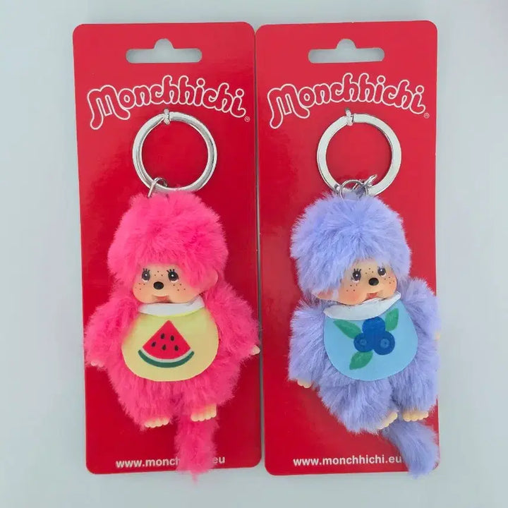 [BUNJANG] Monchhichi Fruit Themed Keychain Set / 몬치치 후르츠 과일 키링세트