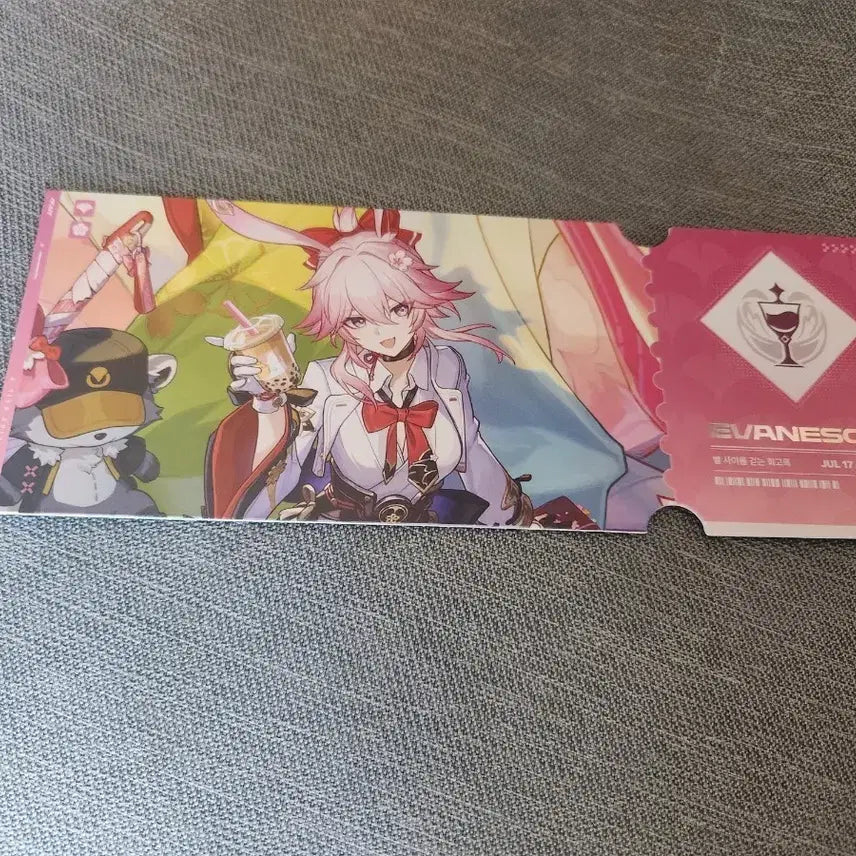 [BUNJANG] Honkai: Star Rail Acheron Ticket Goods / 붕괴:스타레일 에바네시아 티켓 굿즈