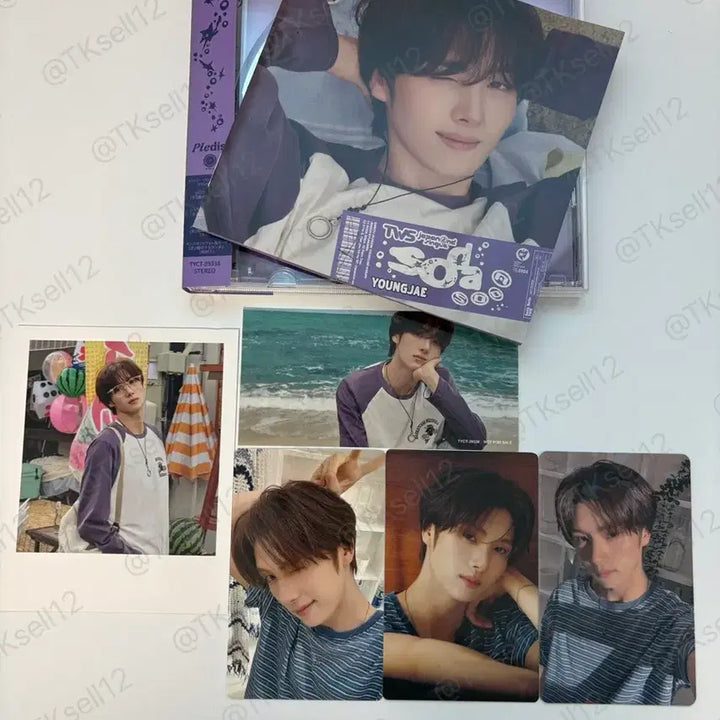 [BUNJANG] TWS Youngjae Individual Album Set + Weverse Japan POB Photocard / 소다소다 영재 개인반 + 특전(위버스 재팬)포함