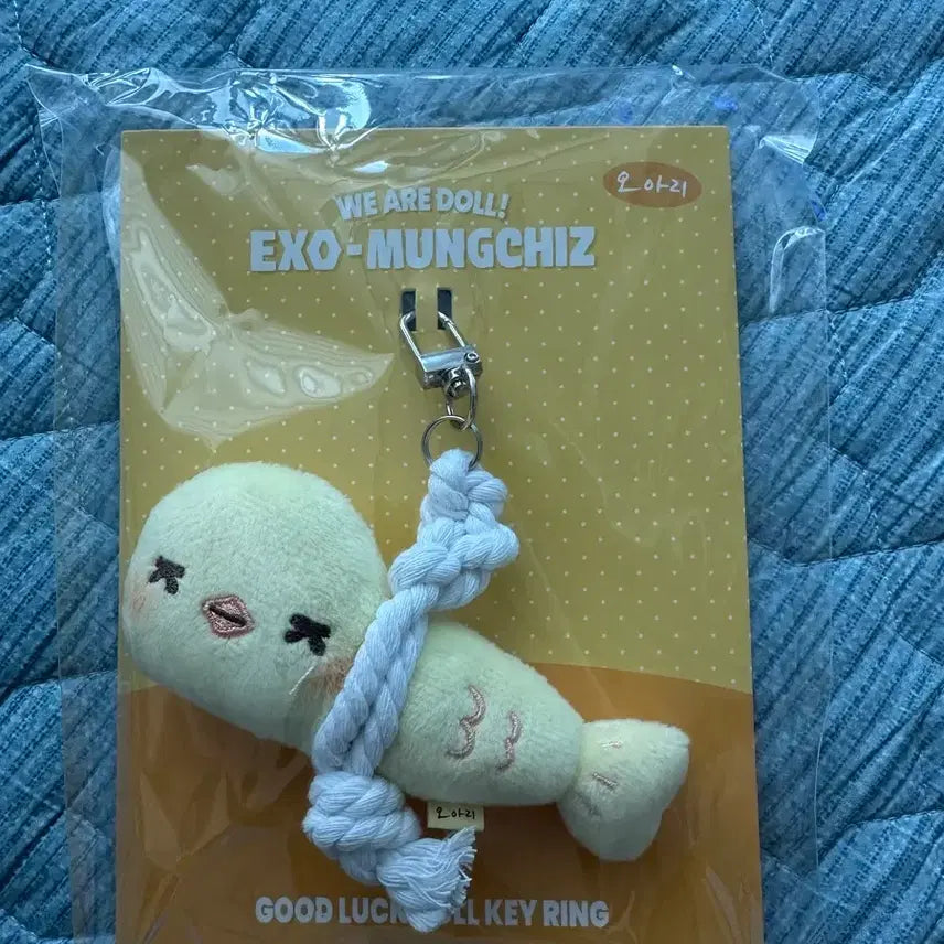 [BUNJANG] EXO D Together Keychain Doll Good Luck Charm / 엑소 뭉치즈 키링 인형 굿럭키링 액막이 카이 세훈 도경수 디오 오아리 니니베어 핑귀니