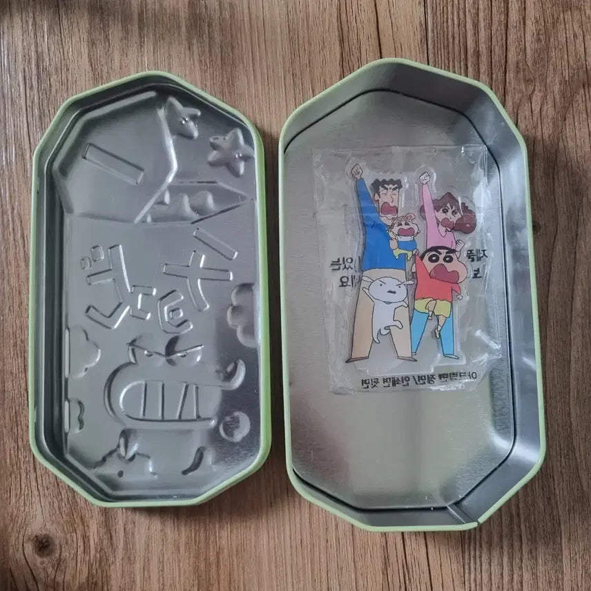 [BUNJANG] Jangkyu Acrylic Stand Chocobi Tin Case / 짱규 아크릴 스탠드 쵸코비 틴 케이스