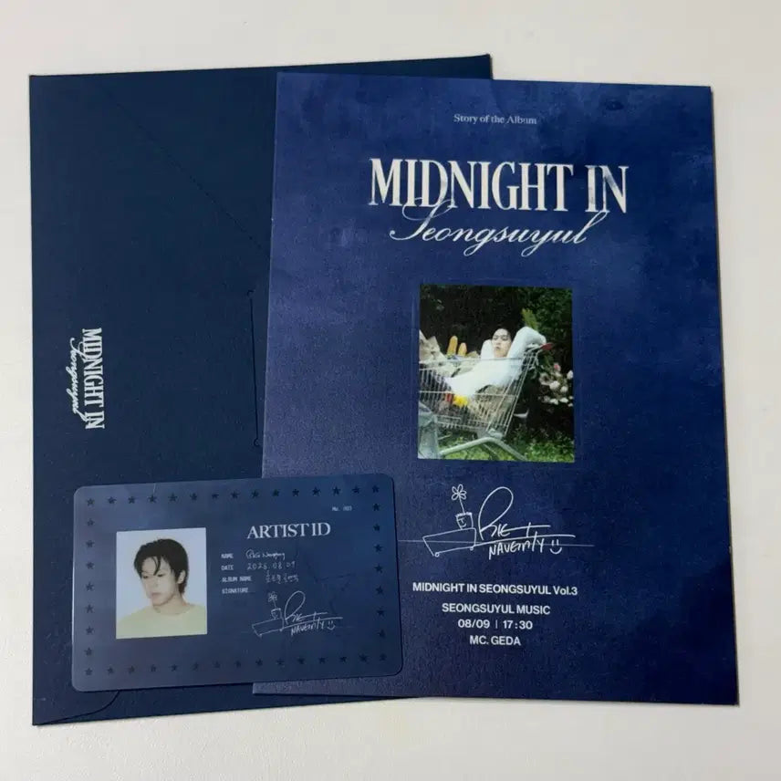 [BUNJANG] Seo Dong Hyun (BIG Naughty) Midnight Seongsu Yul Goods / 빅나티 미드나잇 성수율 굿즈 양도 서동현