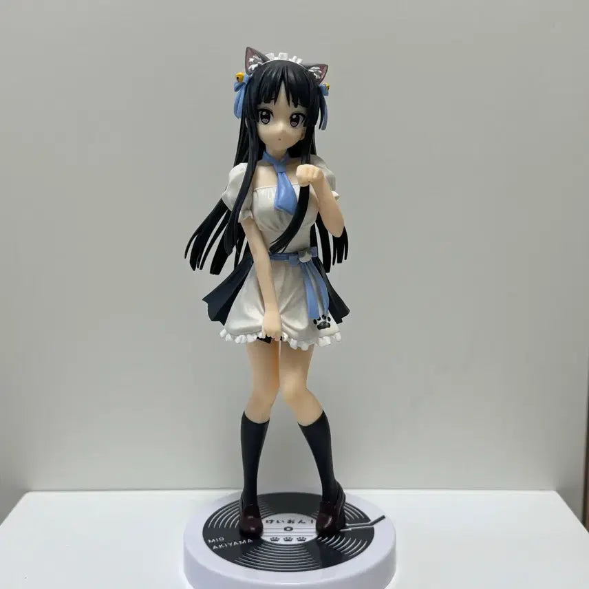 [BUNJANG] K-ON! Mio Akiyama Nyan-Cafe Maid Cat Figure / 케이온 아키야마 미오 냥카페 메이드 고양이 피규어