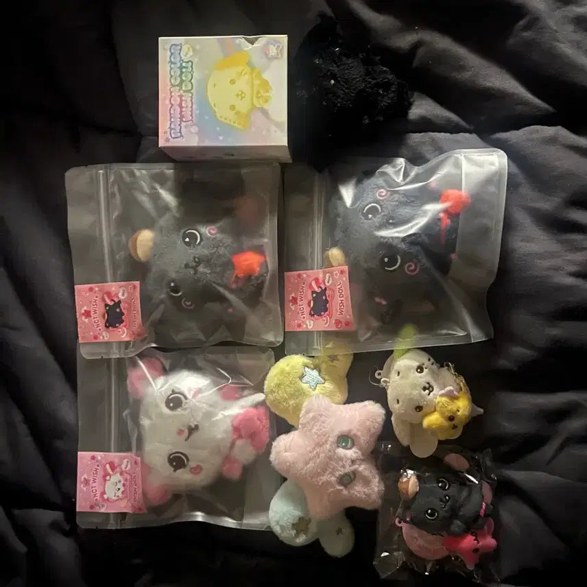 [BUNJANG] Wishdoll Kuri Fanlight Keyring Unsealed / 미니돌 쿠리 팬라이트 키링 개봉