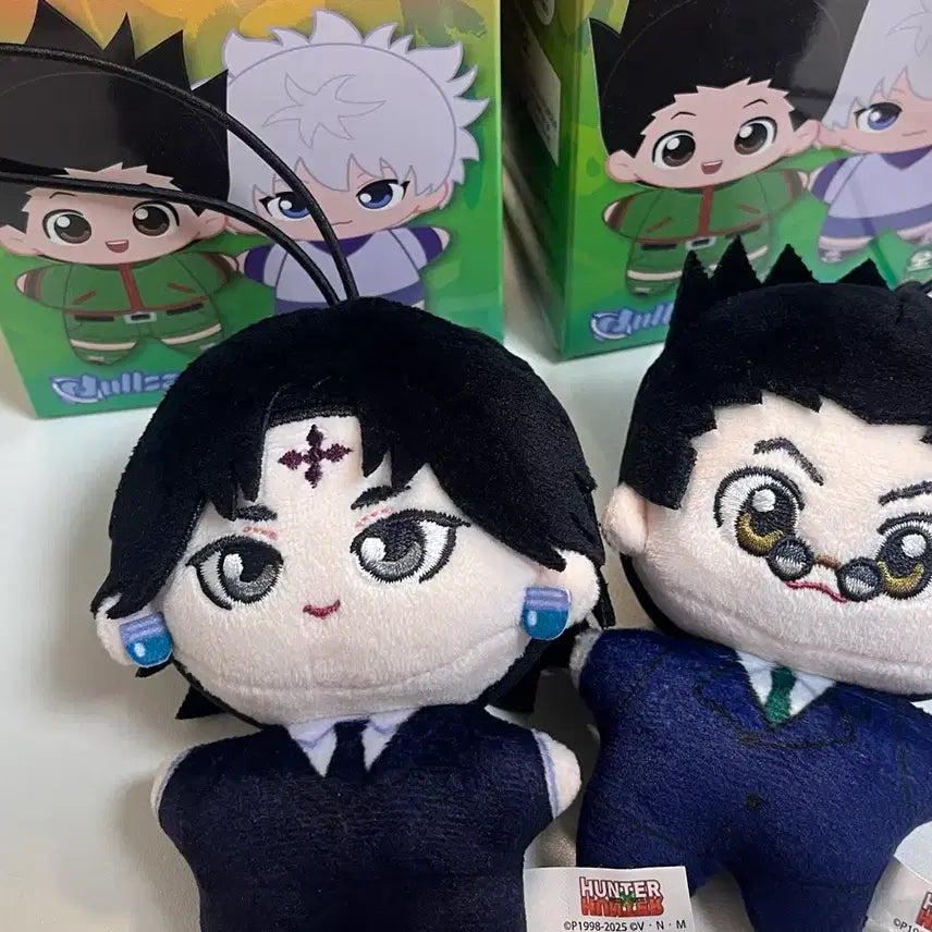 [BUNJANG] Hunter x Hunter Chrollo &amp; Leorio Plush Set / 헌터헌터 헌헌 클로로 레오리오 눌셋누이 불가사리 누이 일괄