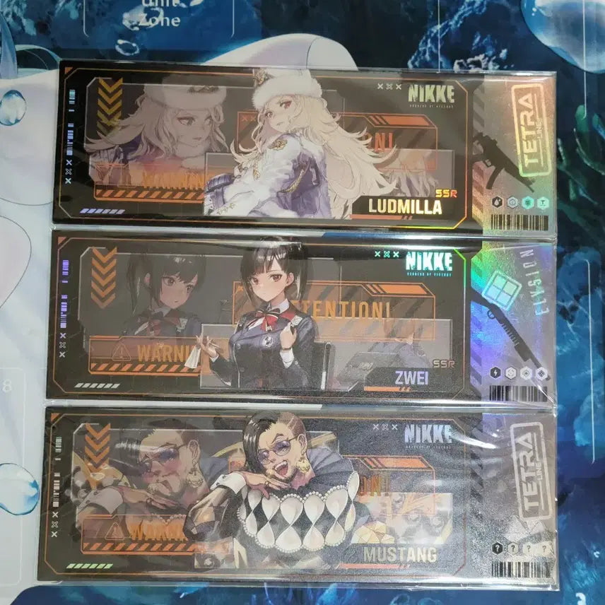 [BUNJANG] Nier: Automata Premium Ticket Set (Ludmilla, Schwarm, Mustang) / 니케 고급티켓 3장