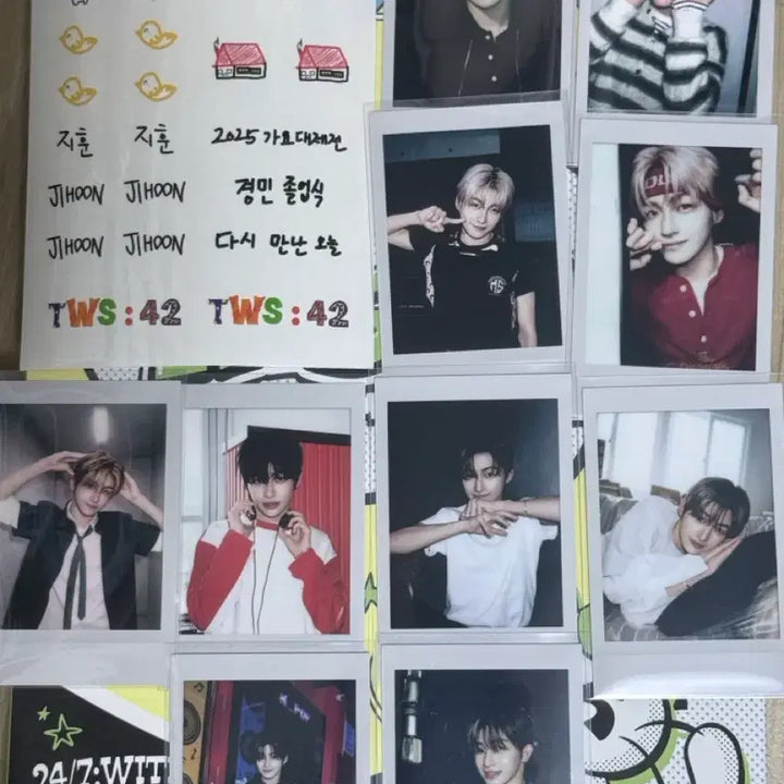 [BUNJANG] TWS 2026 Selection Pack vol.2 Jihoon Photocard Set (10 pcs) + Sticker / [카카오톡, 위버스 특전 포함] 투어스 지훈 2026 셀렉션팩 vol.2 포카10장+스티커