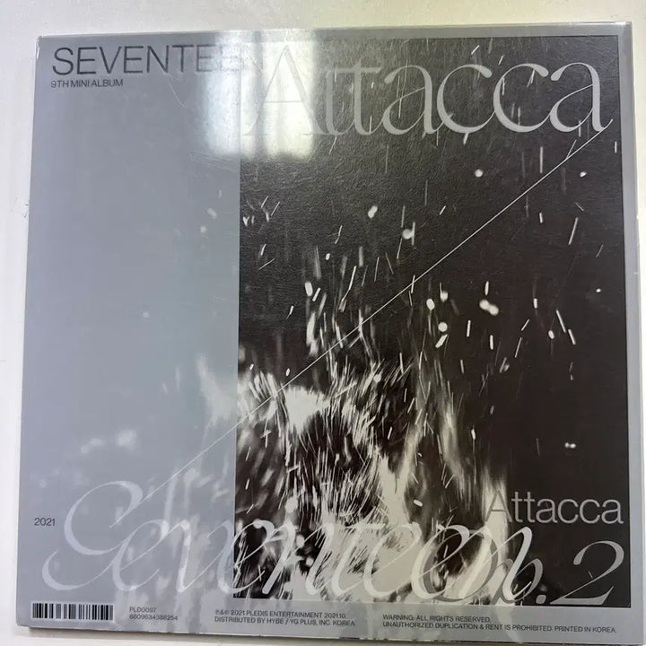 [BUNJANG] SEVENTEEN 9th Mini Album Attacca Op.2 / 세븐틴 미니 9집 Attacca op2 앨범