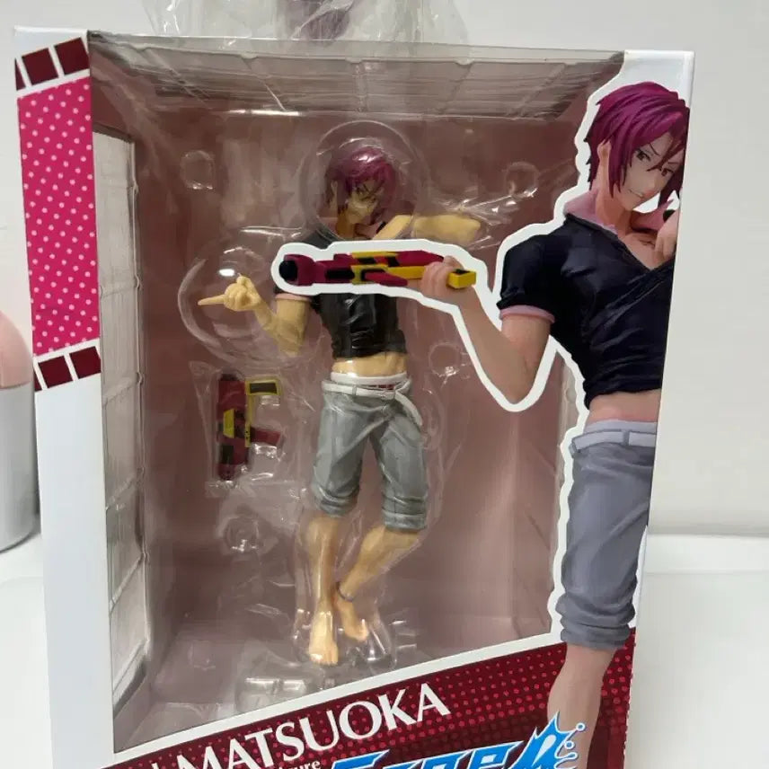 [BUNJANG] Free! Rin Matsuoka Water Gun Figure with Bonus Head Part / (특전 있음) 프리! Free! 마츠오카 린 피규어 물총 피규어