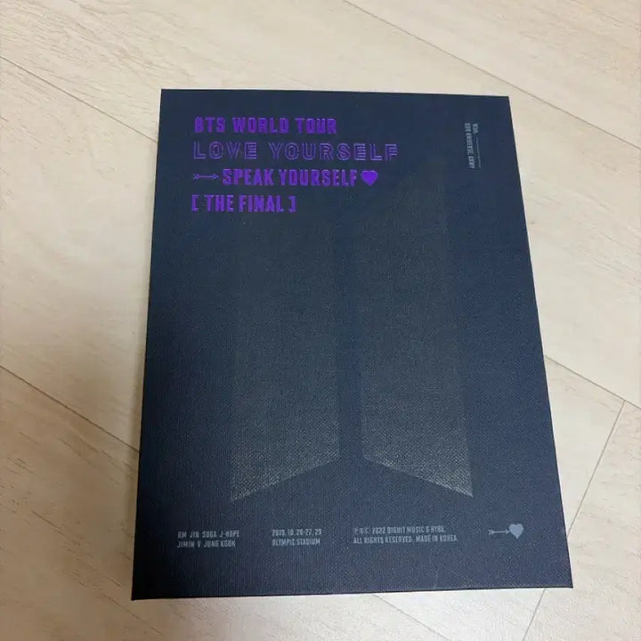 [BUNJANG] BTS World Tour Love Yourself Speak Yourself The Final Blu-ray / BTS 방탄소년단 WORLD TOUR LOVE YOURSELF SPEAK YOURSELF THE FINAL 블루레이