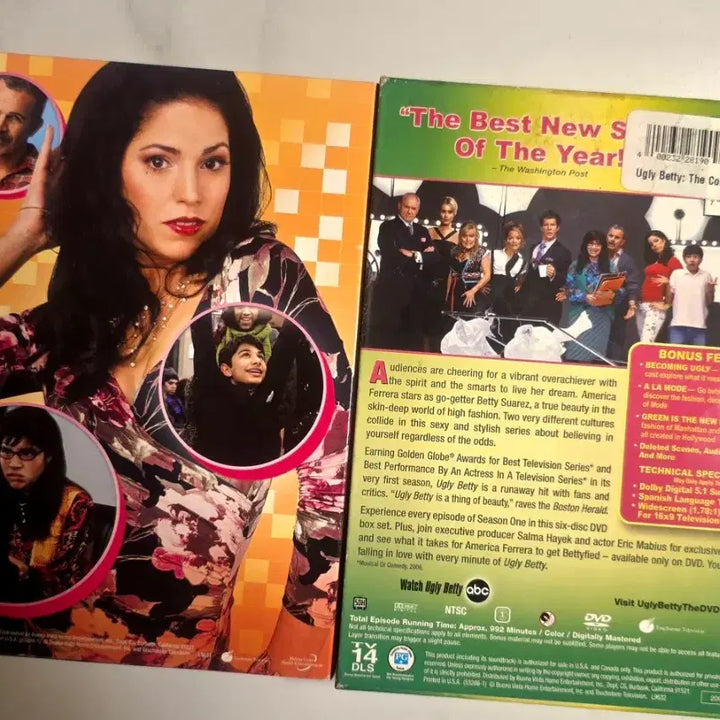 [BUNJANG] Ugly Betty Season 1 DVD Box Set / 어글리 베티 시즌1 DVD 6장 박스 세트 Ugly Betty 어글리베티 픽쳐디스크