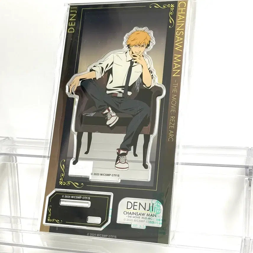 [BUNJANG] Chainsaw Man Denji Plaza Pop-up Chair Acrylic Stand / 체인소맨 덴지 플라자팝업 체어 아크릴스탠드